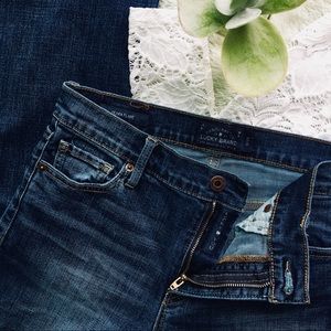 Lucky Brand | high-waisted flare jeans